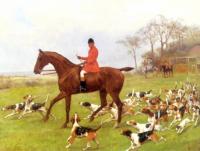 Blinks, Thomas - Foxhounds Leaving the Kennels